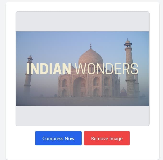 Click on the Compress Now button